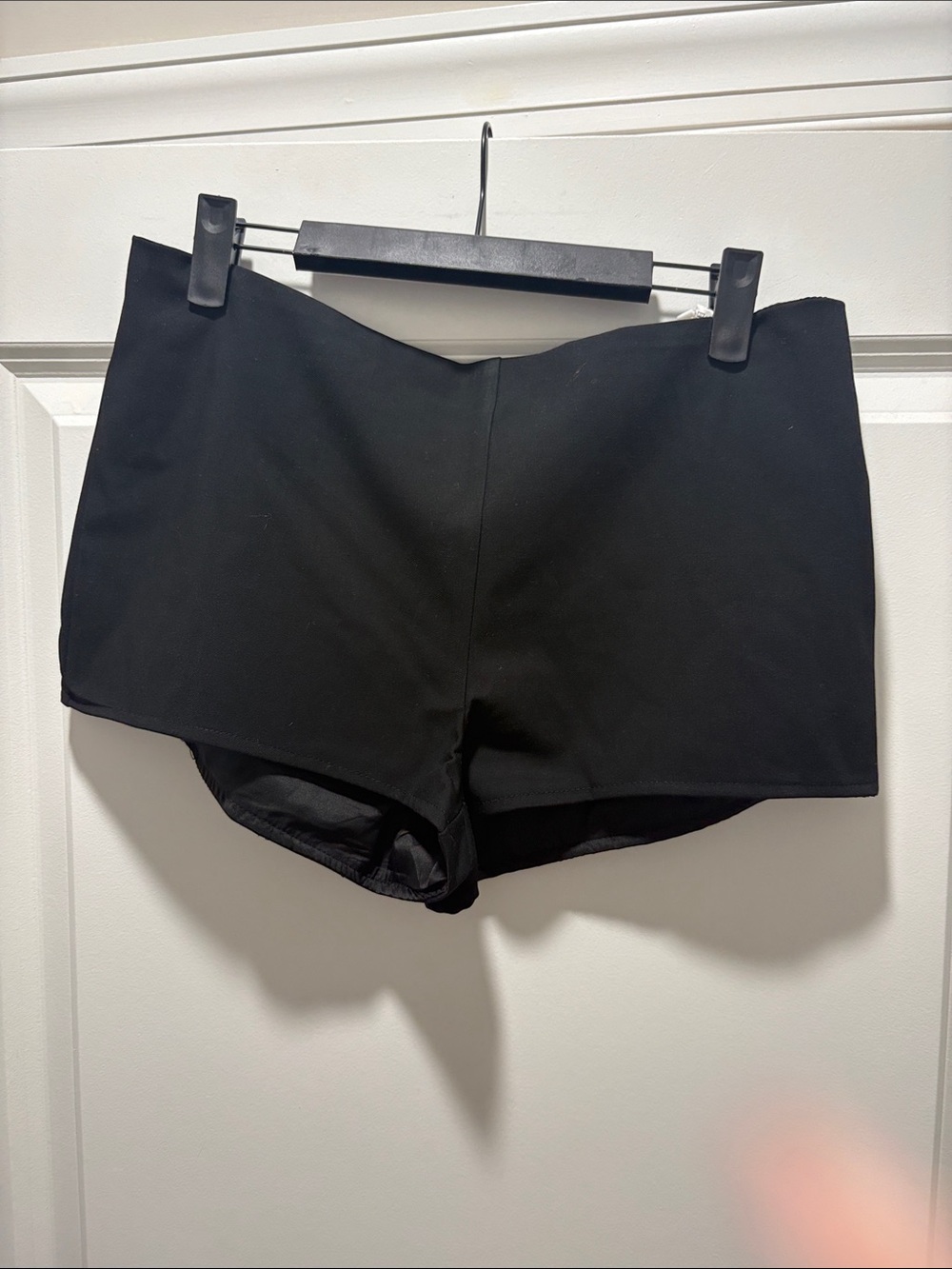 Missguided Black High-Rise Stretch Bike Shorts